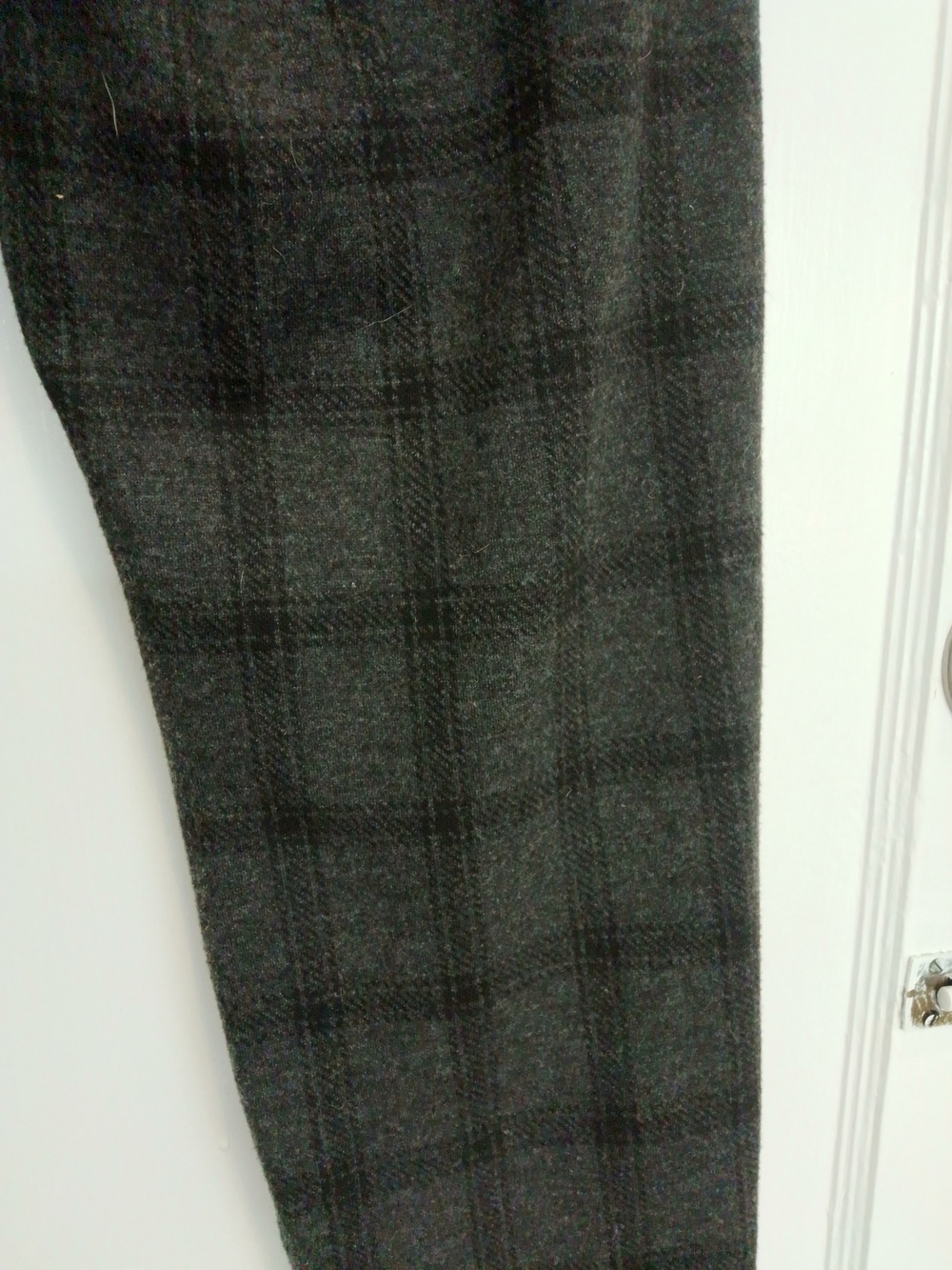 Ann Taylor Black & Gray Plaid Drawstring Pants XXS 00 Petite - Picture 7 of 11